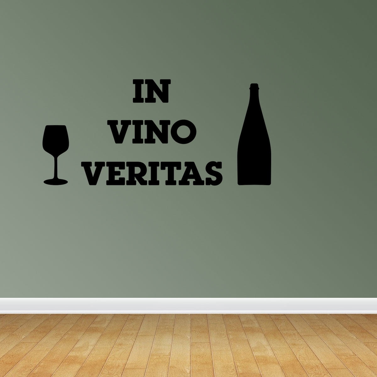 In Vino Veritas Latin E Vinyl Wall Decals Wine Jp70