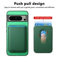 thumbnail image 6 of Wallet Case for Google Pixel 7 Pro, Classic PU Leather Removable Magnetic Card Back Slot Anti-falling Anti-drop Shockproof Protective Phone Case Cover for Google Pixel 7 Pro, Green, 6 of 11