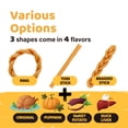 thumbnail image 6 of iPaw Turkey Dog Treats, All Natural Human Grade Dog Treat, Suitable for Training chew, Hypoallergenic, Rawhide Alternative, Easy to digest, Braided Stick, 6 of 7