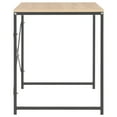 thumbnail image 3 of vidaXL Computer Desk Black and Oak 120x60x70 cm, 3 of 5