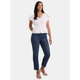 thumbnail image 2 of Time and Tru Women's Eyelet Peplum Top, Sizes XS-XXXL, 2 of 5