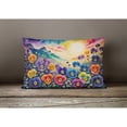 thumbnail image 4 of Carolines Treasures DAC1450PW1216 16 x 12 in. Unisex Pansies in Color Fabric Decorative Pillow, 4 of 4