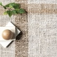 thumbnail image 5 of nuLOOM April Casual Stripe Jute Tassel Area Rug, 5' x 8', Natural, 5 of 9