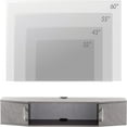 Floating TV Stand Wall Mounted Entertainment Center Media Console Storage Under TV Stone