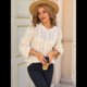 thumbnail image 4 of Suéteres de Mujer de Punto con Cuello Redondo, Informales, de Larga, Estilo Túnica de Otoño. Albaricoque S, 4 of 10