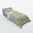 thumbnail image 3 of Ambesonne Cartoon Bedding Set 4 Pcs, Fluffy Clouds Art, Queen, Blue Beige, 3 of 3