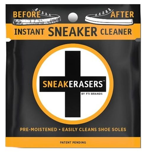 SneakERASERS Instant Sole and Sneaker Cleaner, Premium,  Disposable, Dual-Sided Sponge for Cleaning & Whitening Shoe Soles (10 Pack)  : Clothing, Shoes & Jewelry