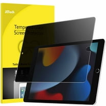 JETech Privacy Screen Protector for iPad 10.2-Inch (9th/8th/7th Generation, 2021/2020/2019), Anti-Spy Tempered Glass Film, 1 Pack
