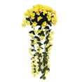 thumbnail image 1 of Guirnalda de flores artificiales para colgar en la pared, simulación floral, vid, oficina en casa, flor falsa, ratán, amarillo kenally HA8140-08B, 1 of 6