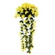 thumbnail image 1 of Guirnalda de flores artificiales para colgar en la pared, simulación floral, vid, oficina en casa, flor falsa, ratán, amarillo sidaley HA8140-08B, 1 of 6