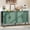 Green, variant on Accreate 59" Buffet Sideboard Cabinet with 4 Doors, Wood Console Table Vintage Coffee Bar Cabinet with Storage and Adjustable Shelves, Modern Sideboard for Dining Room Hallway Living Room