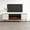 White, variant on Camelia BL-EF Fireplace TV Stand for TVs up to 70", Mid-Century Modern Matte 63" Entertainment Center, Electric Fireplace TV Media Console with Storage Cabinets