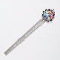thumbnail image 5 of Rainbow Unicorns Elegant Vintage Silver Lace-Edged Book Mark: a Timeless Gift for Readers and Book Lovers, 5 of 5