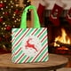thumbnail image 1 of Bolsa de regalo navideña de tela no tejida | Bolsa plegable impermeable para guardar regalos navideños | Bolsa reutilizable navideña con asa resistente | Para dulces, pequeños regalos, decoración y, 1 of 6