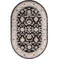 thumbnail image 2 of Rugs.com Charlotte Collection Rug – 5' x 8' Oval Gray Low-Pile Rug Perfect For Living Rooms, Large Dining Rooms, Open Floorplans, 2 of 8