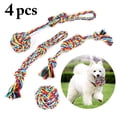 thumbnail image 2 of 4PCS Dog Rope Toy Creative Cotton Pet Rope Toy Pet Bite Rope Pet Teething Toy, 2 of 10