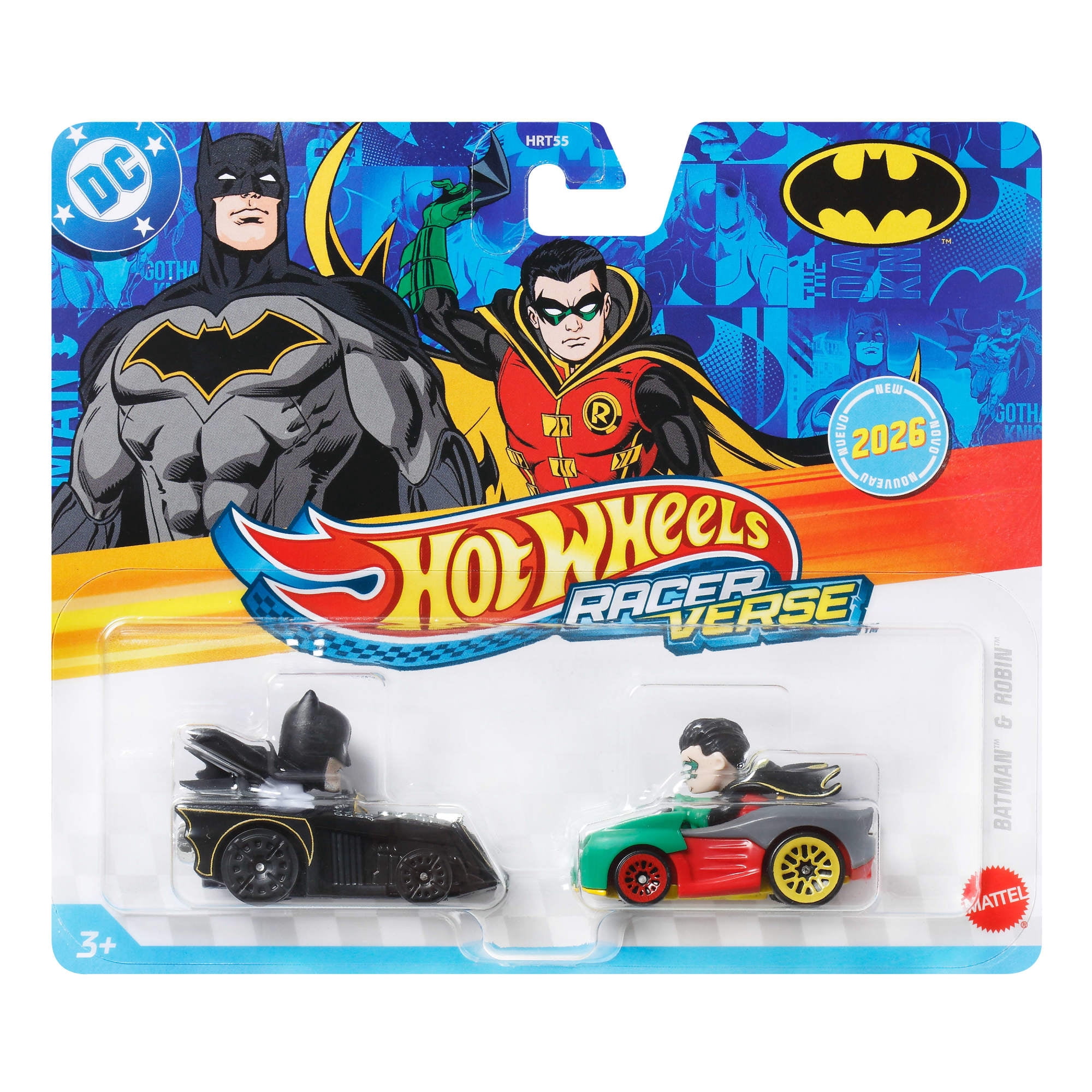 Hot Wheels, Batman-themed 10-Pack of Toy Vehicles, Styles Vary