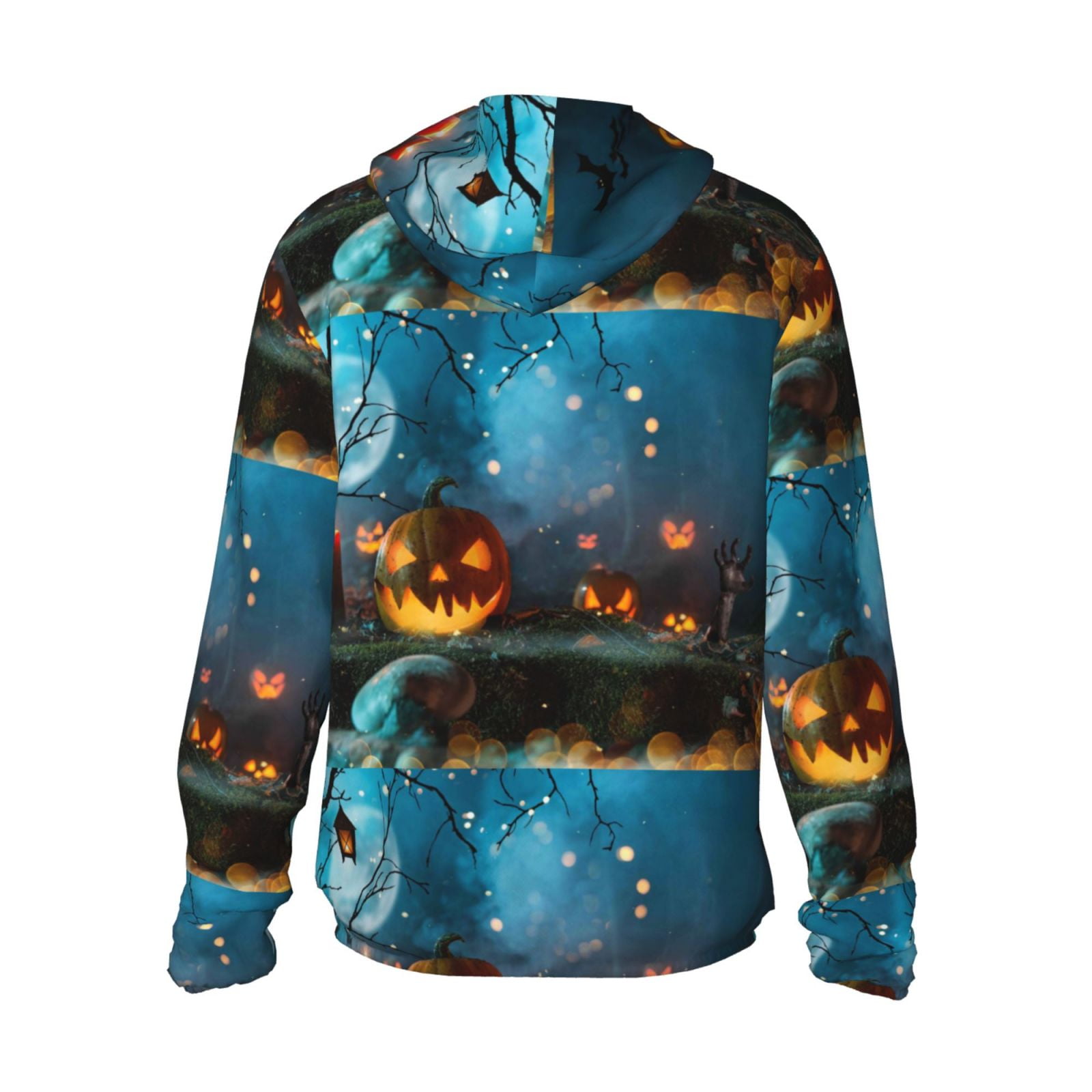Kll Spooky Halloween Print Men'S Women's Upf 50+ Sun