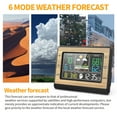 thumbnail image 2 of Wireless Weather Station Indoor Outdoor Thermometer 6 Inch Color Screen Digital Weather Thermometer with Weather, 2 of 8