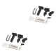 thumbnail image 4 of Vogacara 1/10 RC Cars Receptor de enganche de caída Gancho de remolque Ganchos de remolque de vehículos de carreras Reemplazo de pieza de actualización Negro 2piezas Vogacara  CBP162901, 4 of 5