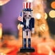 thumbnail image 1 of Nutcracker Figures 25cm Tall Standing for Thanksgiving Home Collectible Hugo figura del soldado cascanueces, 1 of 7