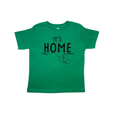 

Inktastic It s Home- Maryland State Outline Gift Toddler Boy or Toddler Girl T-Shirt