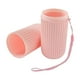 thumbnail image 1 of Estuche de viaje para cepillos de dientes, organizador portátil a prueba de polvo. rosa, 1 of 9