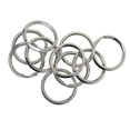 thumbnail image 2 of yuksok 6x10 Pieces Stainless Steel Double Split Key s Keychain DIY Findings, 2 of 8