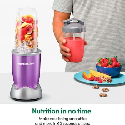 Licuadora Personal Nutribullet el original de 900 w Morado