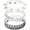 White, variant on Rock Punk Studded Leather Bracelet Set, Goth Spiked Cuff PU Wristband Adjustable Bracelets Emo Grunge Accessories Halloween Party Favors Pink -