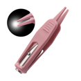 thumbnail image 3 of Limpiador de oídos con pinzas de plástico para limpieza nasal de bebé con luz LED (rosa) (3 piezas) Botao, 3 of 5