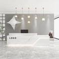 thumbnail image 2 of Conference Office Reception Desks Store Modern Advisory Reception Desks Commercial Display Shelf Mesa Escritorio Furniture My Lux Decor Round, 2 of 7