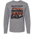 thumbnail image 3 of Inktastic Check out the Best Dad Ever Fathers Day Long Sleeve T-Shirt, 3 of 5