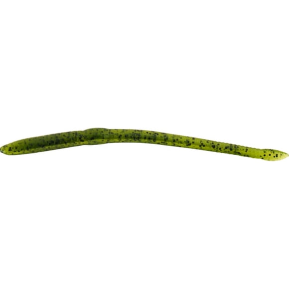 Creme 303-99 Scoundrel Soft Plastic Worm 8" Un-Rigged Black 12 Per Pack