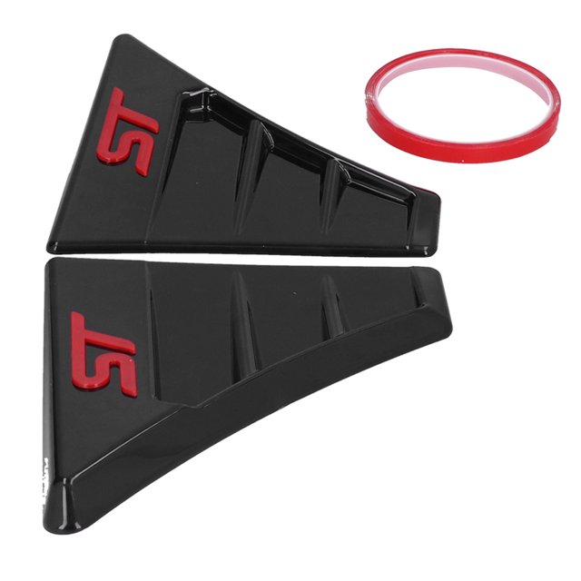 Vent Cover Vent Trim Air Outlet Cover Vent For Pair Of Side Vent Cover Trim For ST RS Style Modification Accessory For MK 2Red