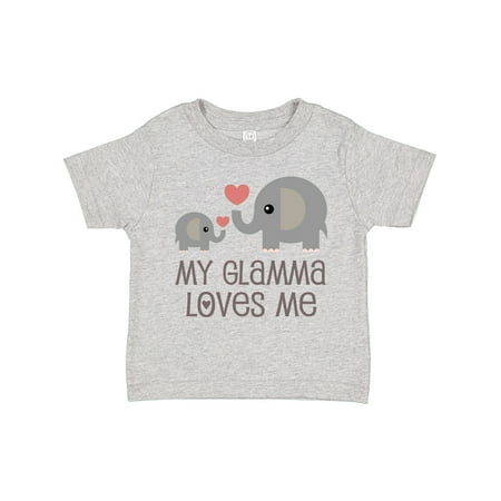 

Inktastic My Glamma Loves Me Grandchild Gift Toddler Boy or Toddler Girl T-Shirt