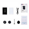 thumbnail image 4 of 100PSI Cordless Portable Air Compressor - BSCOBBER A3 Mini Electric Inflator with 8L/Min Fast Inflation, 2*350mAh Rechargeable Battery, Emergency Light, Aluminum Alloy Body - Ideal for Bikes,, 4 of 6
