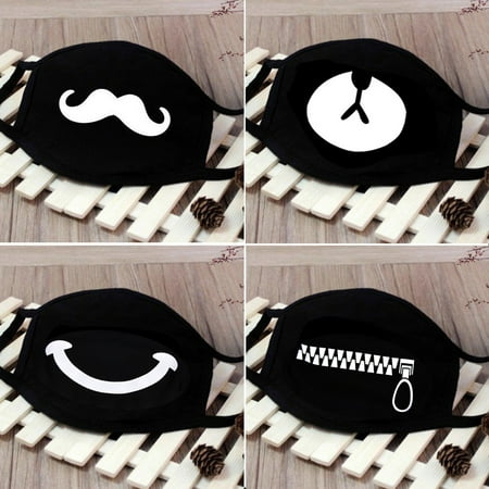 4Pcs Mouth Mask Unisex Anti-dust Dust-proof Cotton Face Mask Outdoor Activities Safety Protection Dust Mask Traveling Accessories,
