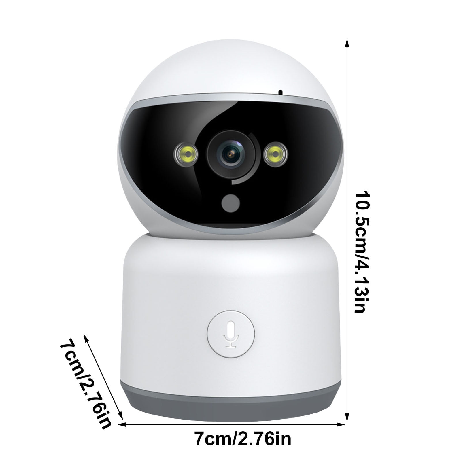 InsCrazy Security Camera for Home, 5G Full-color WIFI Mobile Phone Interconnection Rotating Perspective Voice Call Alarm Function Home Monitoring Camera