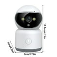 thumbnail image 3 of Office Desk Accessories Qwtwty 5G Full-color WIFI Mobile Phone Interconnection Rotating Perspective Voice Call Alarm Function Home Monitoring Camera, 3 of 9