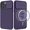Purple, variant on ZHaobin Slide Lens Protection Magnetic PC Phone Cover for iPhone 16 11 12 13 14 15 Pro Max Plus Soft TPU for Magsafe Wireless Back Case (Green,For iPhone 14 ProMax)