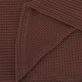 thumbnail image 2 of Haut Mode Femme Fluide Couleur Unie Manches Longues Polyester (Café, TG), 2 of 4