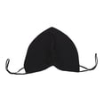 thumbnail image 3 of Barba Bandana Correas para las orejas Ajustable Reutilizable Suave Transpirable Barba A prueba de viento Resistente a las manchas Máscara protectora de limpieza Negro, 3 of 14