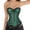 Green, variant on Corsets for Women Gothic Lace up Bustier Top Green L