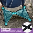 thumbnail image 2 of SUNSPIRE Oversized Hammock Camping Chair without Footrest Adjustable Recline Folding Portable Outdoor Swinging Travelling Patio Seat for Adult Blue, 2 of 7