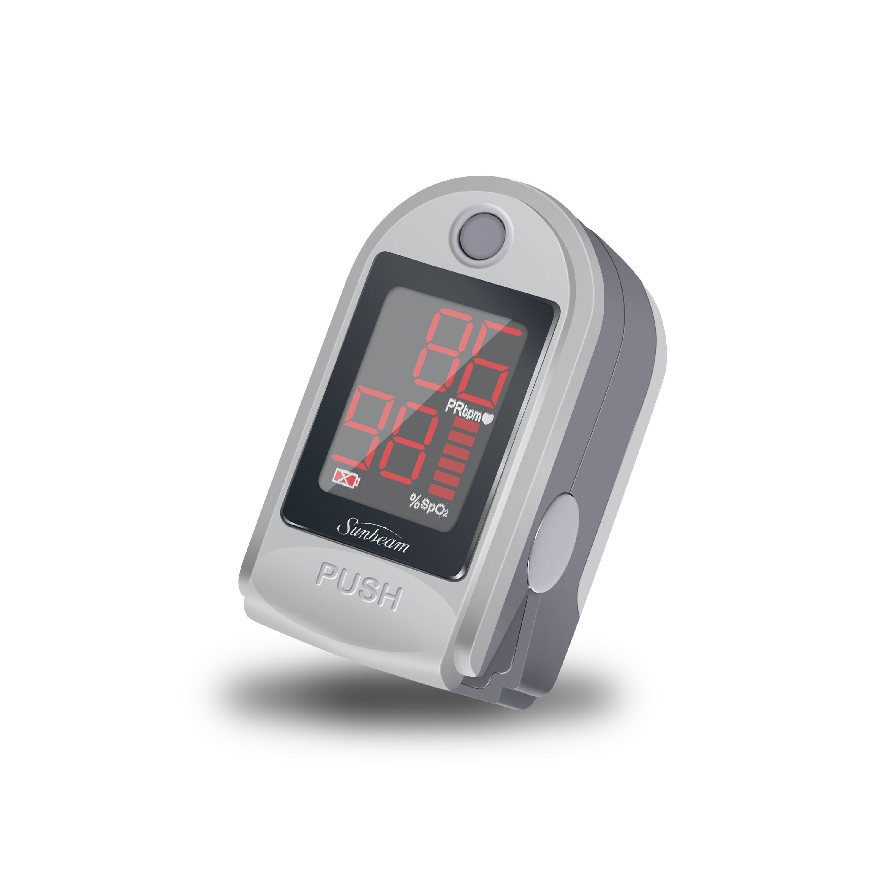 Sunbeam 16979 Pulse Oximeter with Batteries, Lanyard and Case