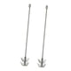 thumbnail image 5 of 2 anzuelos de calamar de acero inoxidable para pesca con jigs, herramientas de pesca portátiles, paraguas 15 centímetros, 5 of 9