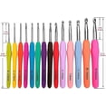thumbnail image 2 of All-in-one Crochet Kit 14 Piece Full Size Soft Grip Knitting Needle Kit For Adult Beginners, 2 of 5