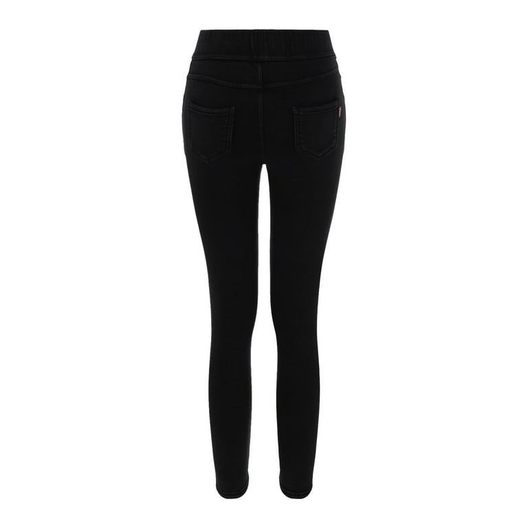 CBGELRT Trendy Jeans for Women High Waist Female Black Jeggings Women  Womens Skinny Jeans Casual Mid Waist Pants Trousers Pockets Classic Denim  Jeans 