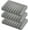 Grey, variant on Self Draining Soap Dishes, 3Pcs Silicone Soap Saver, Waterfall Drainer Soap Holder for Bathroom, Extend Soap Life, Keep Soap Bars Dry Clean & Easy Cleaning